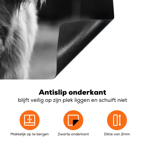 Contrasten van de Hooglanden Inductie beschermer vinyl 3mm klein -zzzzzzz-td-onderkant