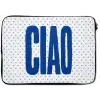 Ciao - Blauw - Stippen laptophoes neopreen klein -zkaufland3dotto