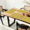 Sinaasappels - Bladeren - Kleurrijk Placemat vinyl groot 368 -zzsfeer4_Kitchenyeah-website