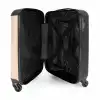 Nude - Licht beige NBS - Handbagage koffer - Kinderen Unisex middel -binnenkant