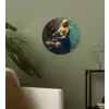 Melkmeisje - Amandelbloesem - Van Gogh - Vermeer - Schilderij - Oude meesters Wandcirkel kunststof plaat 5mm dik klein -sfeer3