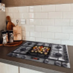 Gasfornuis - Grill - Groenten Inductie beschermer vinyl 3mm klein -sfeer3