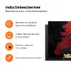 Zwarte draak - Rookwolken - Rood Inductie beschermer vinyl 3mm klein -zzzzzzz-td-ups