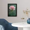 Anjer - Roze - Bloemblaadjes fotolijst zwart zonder passe partout klein -sfeer4