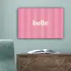 Roze - Gestreept - Belle canvas 2cm klein -sfeer4