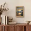 Berglandschap met Gouden Zonsondergang Light Box met kabel (Tafellamp) klein -sfeer2