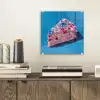 Taart - Edelstenen - Glitters - Roze plexiglas 5mm klein -sfeer1
