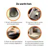 Oh darling - Geel - Hart Inductie beschermer vinyl 3mm klein -zzzzzzz-td-werking