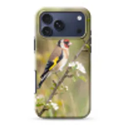 Putter - Bloesem - Lente - Natuur - Kleurrijk Toughcase MagSafe Apple iPhone 17 Pro Max klein -3d