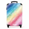 Kinderkoffer - Regenboog sparkle NBS - Handbagage koffer - Kinderen Unisex middel -productfoto_recht
