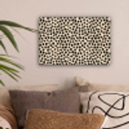 Stippen - Patroon - Zwart canvas 2cm klein 34 -sfeer1