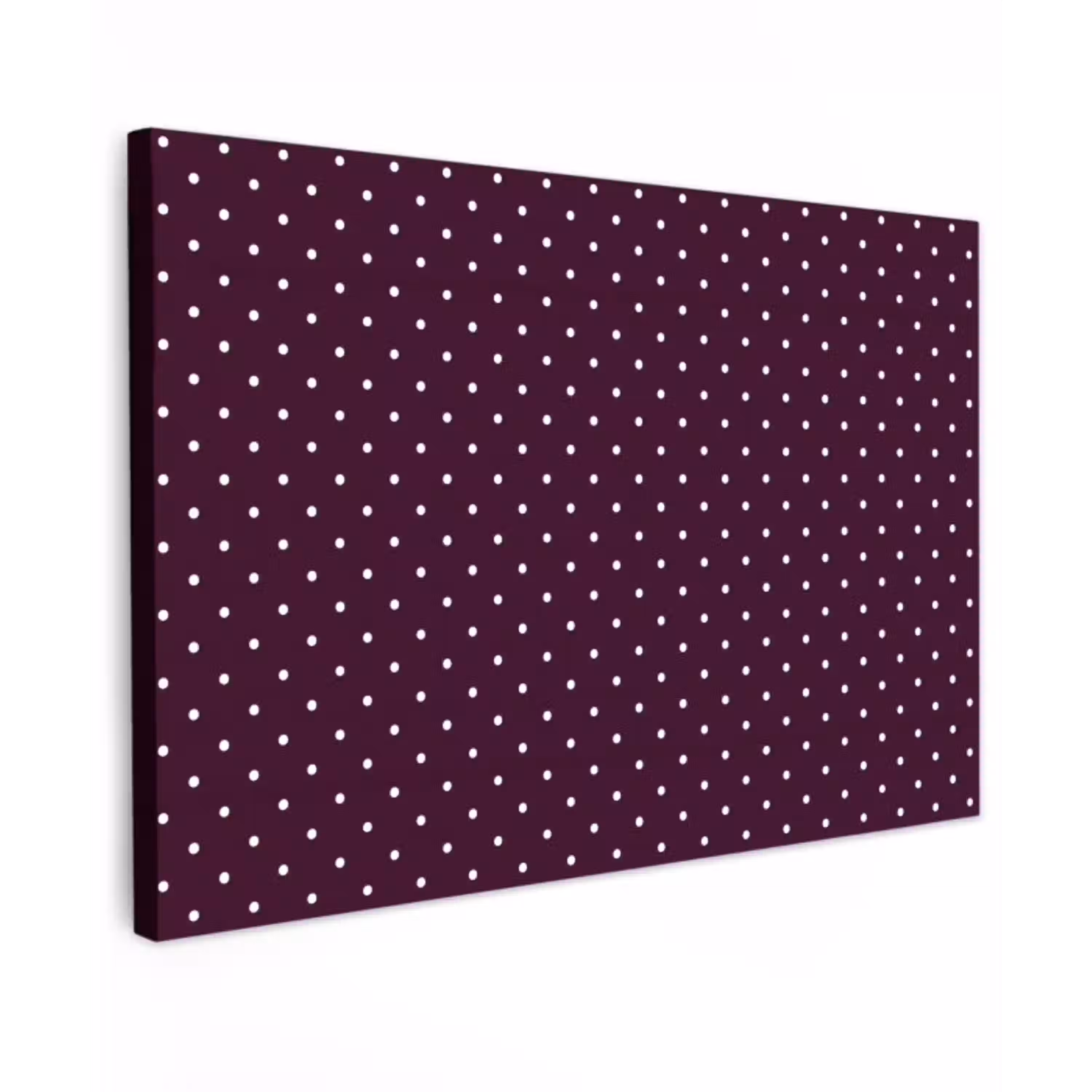 Stippen - Modern - Paars Tuinposter op houten frame 2 cm dik klein 845 -3d