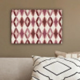 Ovaal - Textuur - Roze canvas 2cm klein 34 -sfeer3