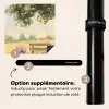 Houten bankje - Bloempotten - Landschap Inductie beschermer vinyl 3mm middel -zzzzzzz-induclip_FR