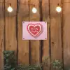 Liefde - Hart - Valentijn tuinposter los doek klein -sfeer1