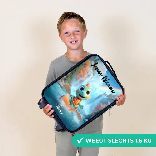 Dino - Natuur - Waterval Kinderkoffer - Zwart klein -sfeer4_NL