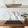 Marmer - Steen - Wit - Grijs - Zwart - Marmerlook keuken achterwand spatscherm klein -sfeer2
