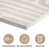 Decoratief - Labyrint - Beige PET vilt klein -closeup_NL