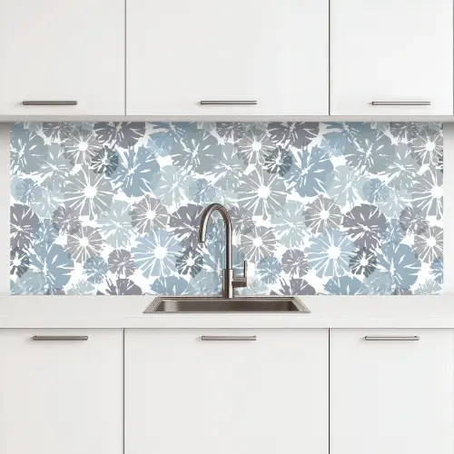 Bloemen - Abstract - Patroon keuken achterwand 2 middel 871 -3d