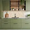 Minimalistisch - Patroon - Terracotta keuken achterwand 2 middel 871 -sfeer3