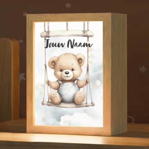 Beer - Baby - Dier - Kinderen Light Box met kabel (Kinderlampje) klein -zzz_3d_website