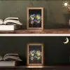 Graffiti - Sport - Zwemmen - Zwembril Light Box met kabel (Tafellamp) klein -sfeer3