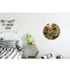 Wijn - Rood - Terras - Koffie Wandcirkel aluminium klein -kinderkamer