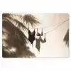 Badkleding - Palmbomen - Schaduw - Tropisch Placemat vinyl groot -zzsfeer1_Kitchenyeah-website