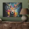 Hert - Graffiti - Dieren - Kleuren PET vilt klein -sfeer2