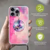 Discobal - Pink - Verf Hoesje iPhone 16 Pro Max met koord klein -sfeer2_NL