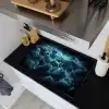 Wereldkaart - Bliksem - Blauw Inductie beschemer met haakjes klein -sfeer1