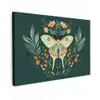 Sierlijk - Vlinder - Groen - Bladeren canvas 2cm klein -z3d
