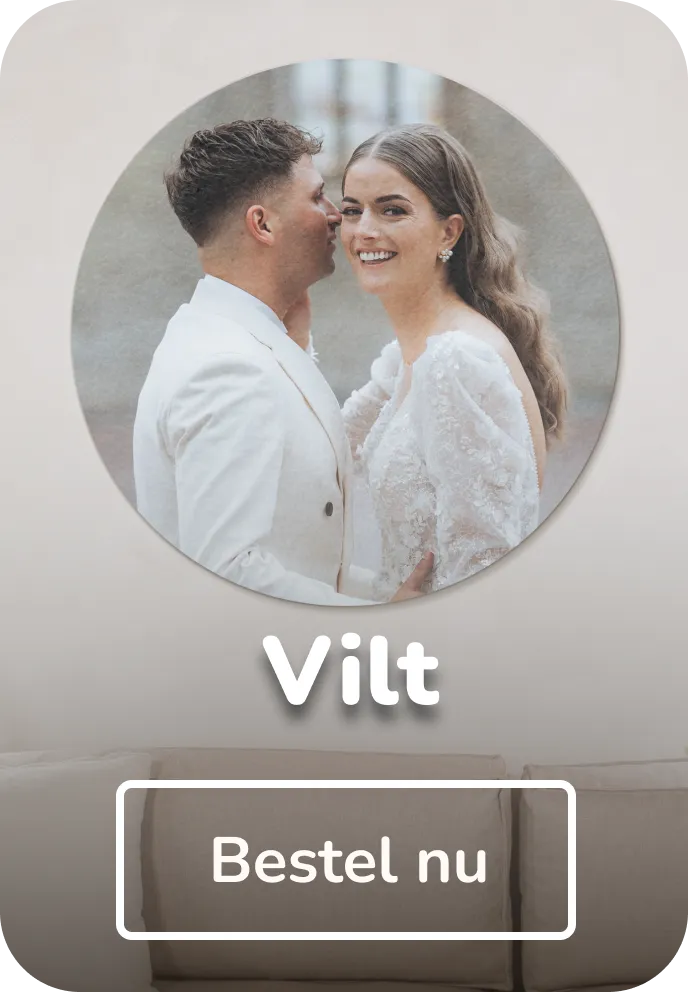 Foto op muurcirkel vilt