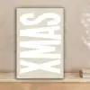 Xmas - Kerst - Japandi - Kerstversiering canvas 2cm klein -sfeer1
