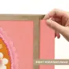 Illustratie - Bloemen - Rand - Roze Light Box met batterij (Wandlamp) middel -USP_websiteprintNL