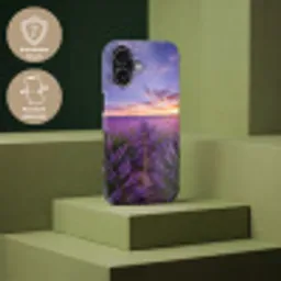 Lavendel - Veld - Natuur - Paars Toughcase MagSafe Apple iPhone 17 klein -USP_PrintM_DE