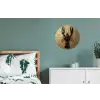 Kreeft - Zwart - Goud - Luxe Wandcirkel aluminium klein -slaapkamer