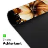Bloemen - Goud - Graffiti - Zwart - Abstract Muismat XXL klein -sfeer2