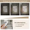 Riet - Meer - Winter - Natuur - Sneeuw - Beige Light Box met kabel (Tafellamp) klein -USP_dimbaarNL