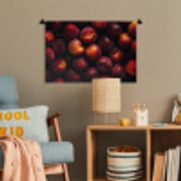 Fruit - Close up - Nectarines Wandkleed katoen klein -wsfeer4_kind