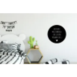 Spreuken - Quotes - Wat ben je mooi vandaag Wandcirkel aluminium klein -kinderkamer