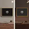 Aardbei - Zaadstructuur - Realistisch Light Box met batterij (Wandlamp) middel -sfeer3