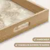 Lichtbeige - Onyx - Subtiel Dienblad Rechthoek middel 911 -USP_HandgreepNL