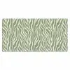 Zebra - Motief - Groen Muismat XXL klein 681 -3d_leeg