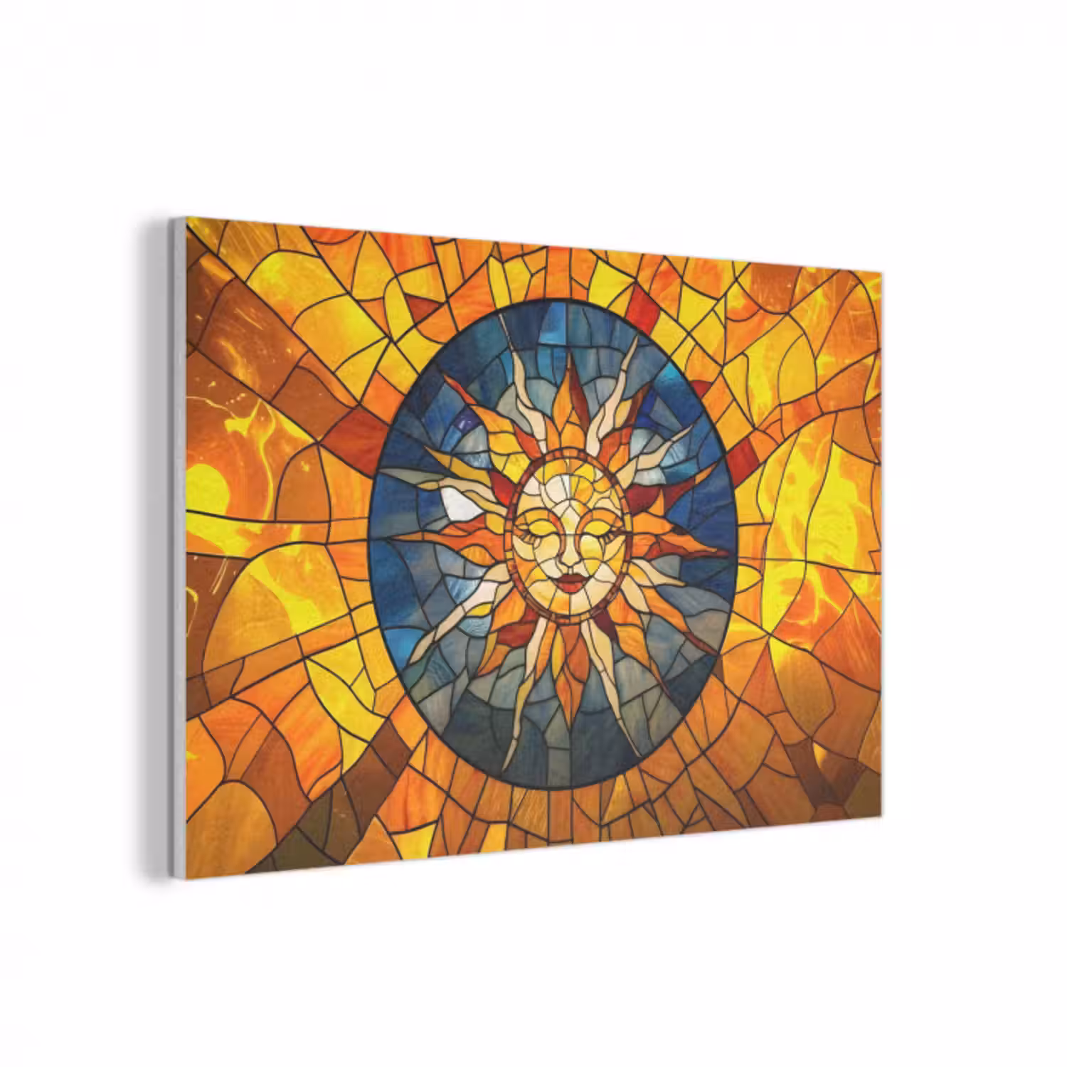 Akustikbild - Mosaik - Sonne - Gelb - Kreis