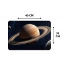 Planeten - Saturnus - Ruimte Placemat vinyl groot -specs