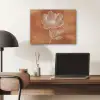 Bloem - Minimalistisch - Wit PET vilt klein -sfeer5