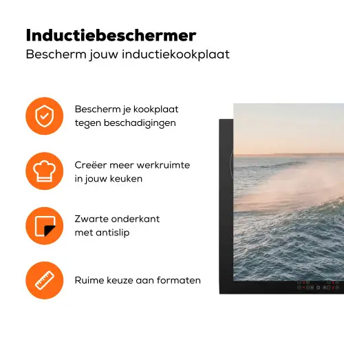 Golf - Zee - Water Inductie beschermer vinyl 3mm klein -zzzzzzz-td-ups