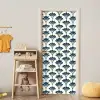 Klassiek - Motief - Blauw deurposter klein 289 -sfeer4