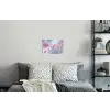 Brug - Kersenbomen - Wit Muursticker klein -slaapkamer
